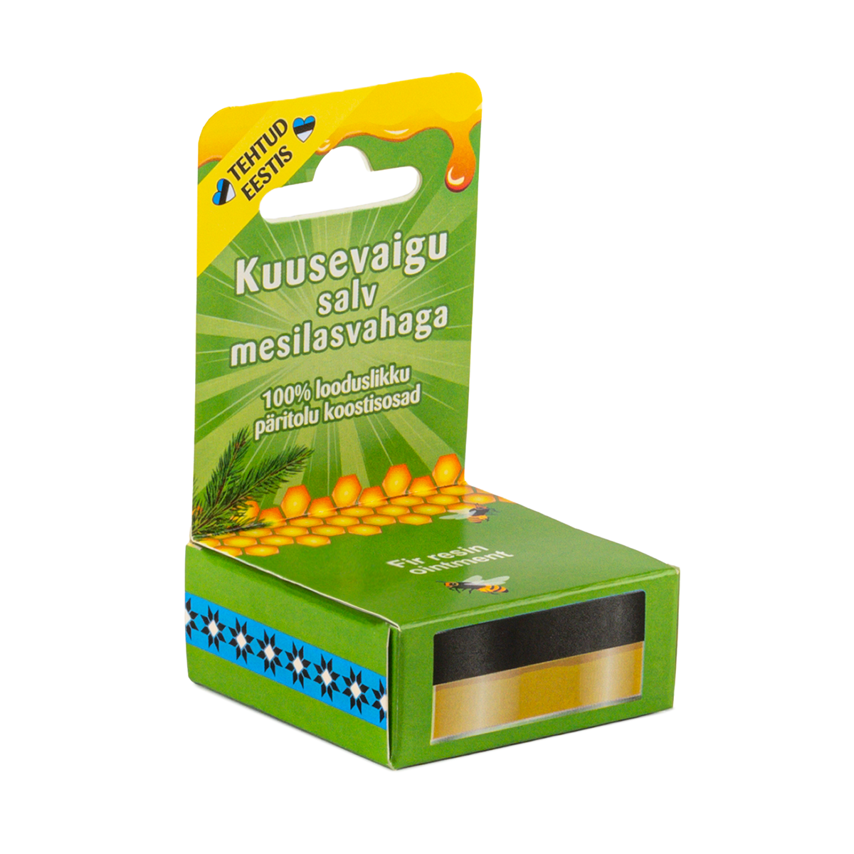 Spruce resin salve with beeswax