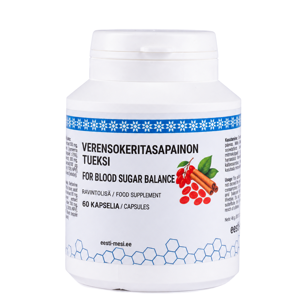 Verensokeritasapainon tueksi - 60 kapselia